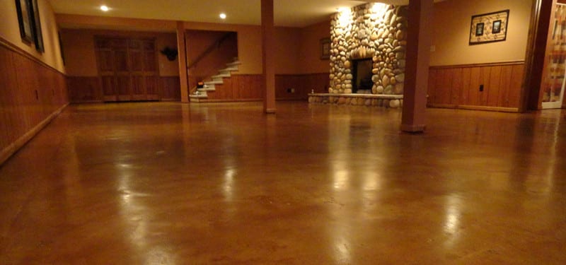 stained floors
